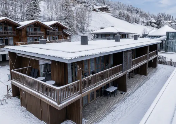 Wald im Pinzgau Sch C3 B6neben Haus Alpenaster winters