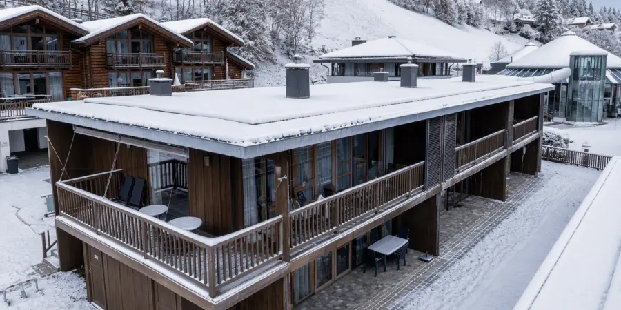 Wald im Pinzgau Sch C3 B6neben Haus Alpenaster winters