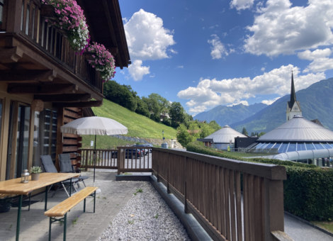 Wald im Pinzgau Haus Alpengl C3 B6ckchen uitzicht zomer 2026