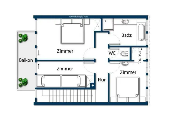 0044 WLD Haus Arnika plattegrond 3