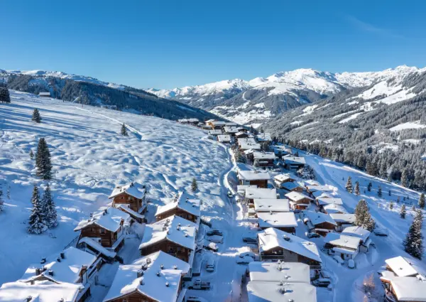 Snowfall ligging Snowfall richting piste