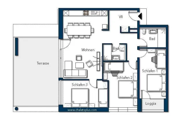 0030 MA Suite 2 plattegrond