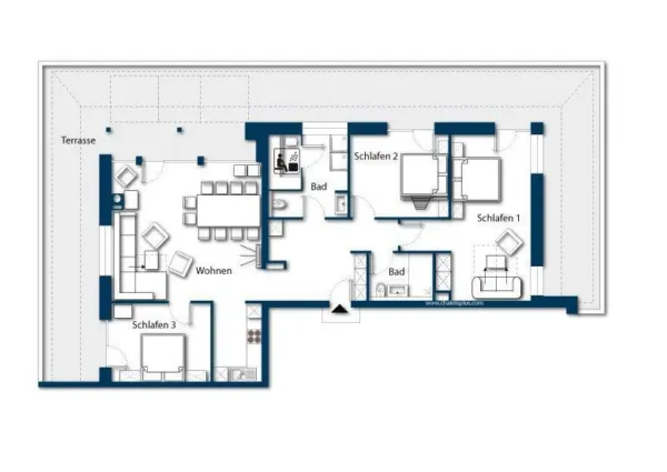 0026 MA suite 9 plattegrond