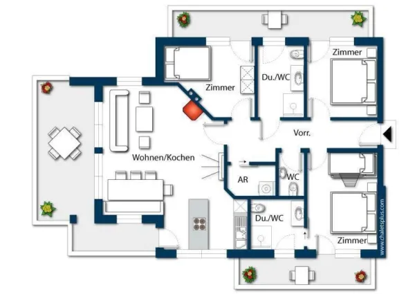 0035 BB Wiesenhaus plattegrond
