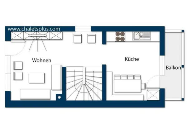 0032 HKR Zonnenchalet plattegrond 1