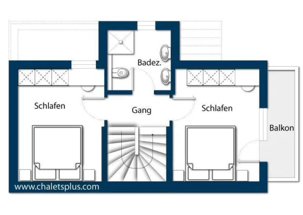 0033 HKR Zonnenchalet plattegrond 2