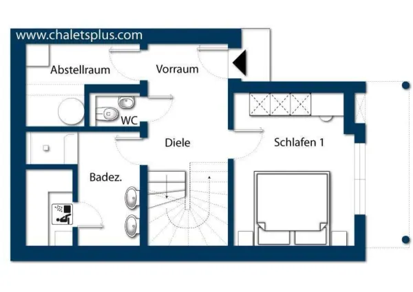 0034 HKR Zonnenchalet plattegrond 3
