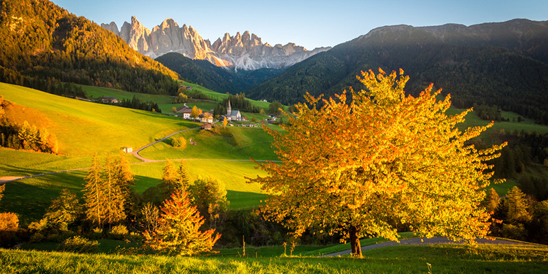 Prachtige herfstkleuren in Oostenrijk
